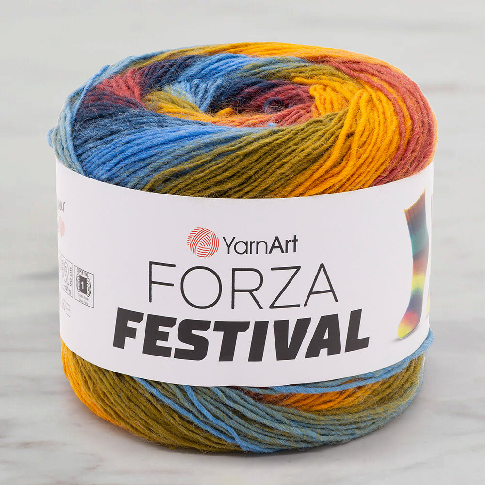 Yarnart Forza Festival Ebruli El Örgü İpi - 2905